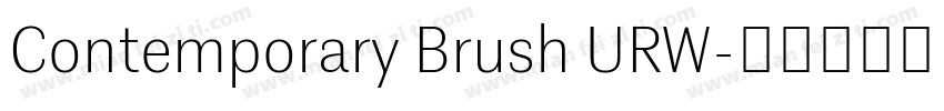 Contemporary Brush URW字体转换